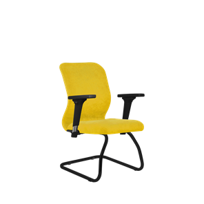 Кресло компьютерное SU-Mr-4/подл.200/осн.008 желтый в Элисте