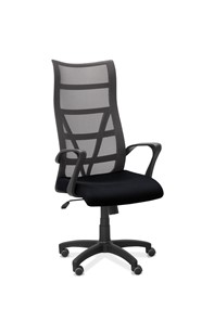 Офисное кресло для персонала Топ, сетка/ткань TW / черная/ серая в Элисте