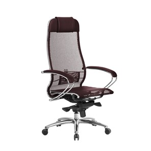 Кресло офисное Samurai S-1.04, темно-бордовый в Элисте