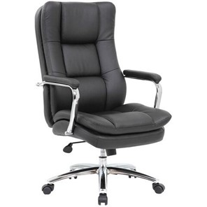 Офисное кресло BRABIX PREMIUM "Amadeus EX-507", экокожа, хром, черное, 530879 в Элисте