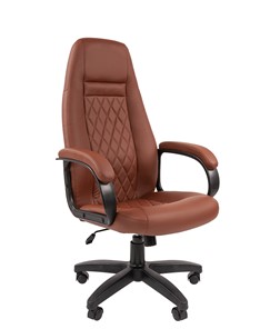 Офисное кресло CHAIRMAN 950LT Экокожа коричневая в Элисте