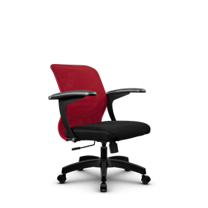 Кресло SU-M-4/подл.160/осн.001, Красный/Черный в Элисте