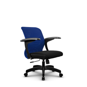 Компьютерное кресло SU-M-4/подл.160/осн.001, Синий/Черный в Элисте