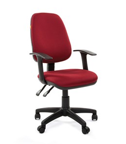 Кресло компьютерное CHAIRMAN 661 Ткань стандарт 15-11 красная в Элисте