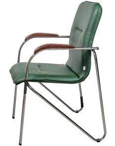 Офисный стул Samba Chrome темнно-зеленый в Элисте