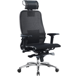 Кресло офисное Samurai S-3.04, черный плюс в Элисте