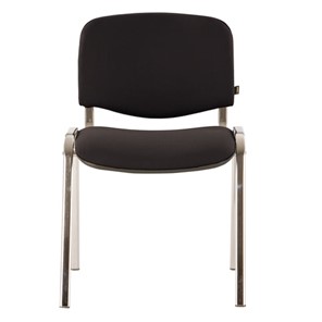 Офисный стул Brabix Iso CF-001 (хромированный каркас, ткань черная) 531419 в Элисте