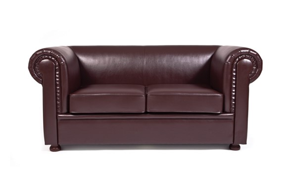 Офисный диван Честер лайт двухместный, экокожа в Элисте - изображение