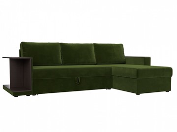Угловой диван Атланта С, Зеленый (микровельвет) в Элисте
