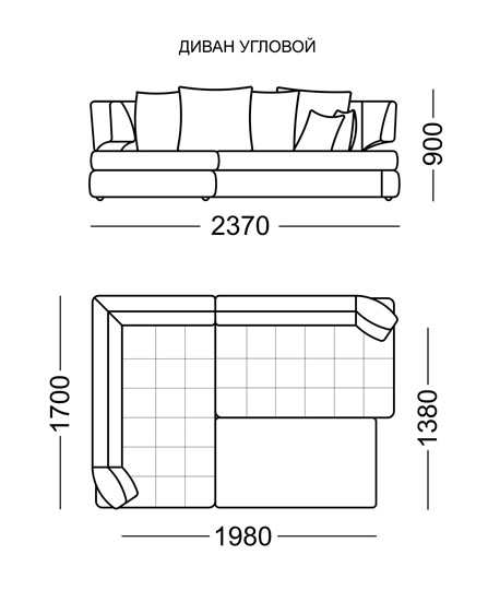 Угловой диван Бруно Элита 50 Б в Элисте - изображение 6