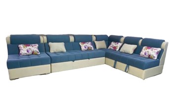 Угловой диван Leco (Синий) 3700х1240 мм в Элисте