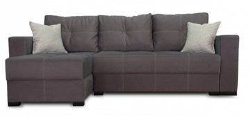 Угловой диван Fashion soft 210 (Uno grey + Brix latte) в Элисте