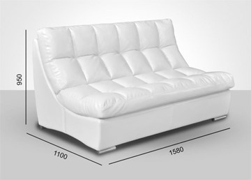 Прямой диван Брайтон без механизма 1580*1100*950 в Элисте