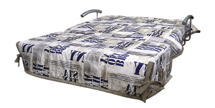 Прямой диван Аккордеон без боковин, спальное место 1200 в Элисте - изображение 1