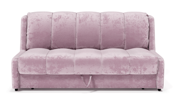 Прямой диван Аккордеон-Кровать 1,55 с каретной утяжкой, полоска (НПБ) в Элисте