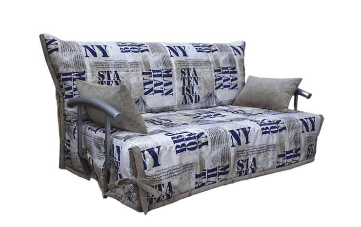 Прямой диван Аккордеон с боковинами, спальное место 1200 в Элисте - изображение 2