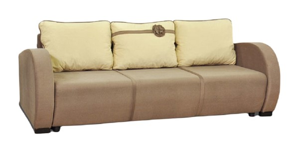 Прямой диван Европа 3 ППУ в Элисте - изображение