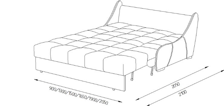Прямой диван Токио 205 (ППУ) в Элисте - изображение 4