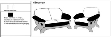 Прямой диван Верона трехместный, седафлекс в Элисте - предосмотр 10
