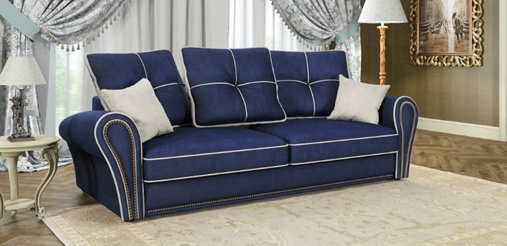 Прямой диван Виктория 3 подушки в Элисте - изображение 3