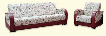 Комплект мебели Элегия 5, диван + кресло в Элисте
