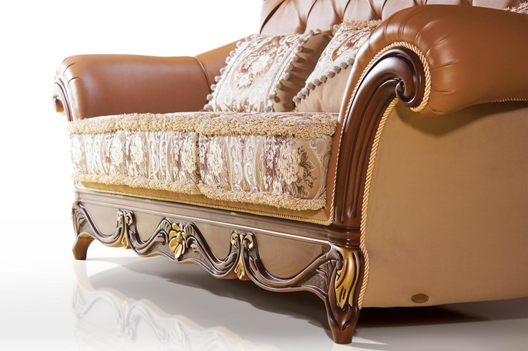 Прямой диван Милан 3-местный, Седафлекс в Элисте - изображение 4