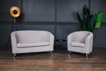 Комплект мебели Брамс  цвет бежевый диван 2Д + кресло в Элисте