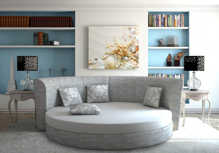 Круглый диван-кровать Смайл в Элисте - изображение 5