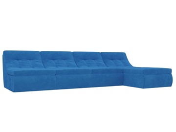 Большой модульный диван Холидей, Голубой (велюр) в Элисте