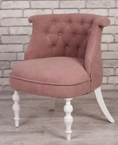 Кресло Бархат (розовый/белый) в Элисте