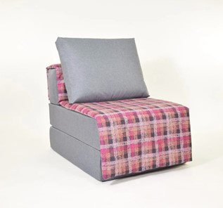 Бескаркасное кресло-кровать Харви, серый - квадро в Элисте