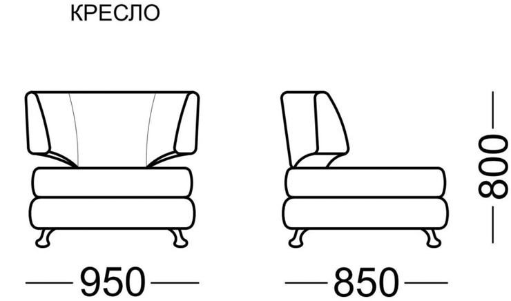Кресло для отдыха Бруно Элита 50 Б в Элисте - изображение 3