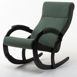 Кресло-качалка в гостиную Корсика, ткань Amigo Green 34-Т-AG в Элисте