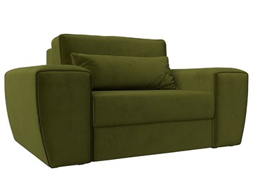 Кресло-кровать Лига-008, Зеленый (Микровельвет) НПБ в Элисте