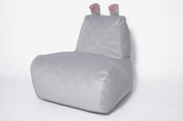 Кресло-мешок Бегемот серый в Элисте