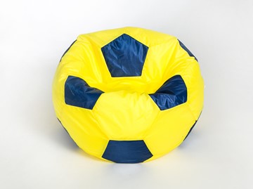 Кресло-мешок Мяч малый, желто-синий в Элисте