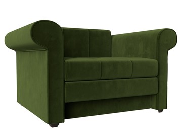 Раскладное кресло Берли, Зеленый (Микровельвет) в Элисте