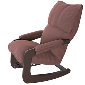 Кресло Трансформер Амадео ВСК №81 (каркас венге, сиденье коричнево-розовое) в Элисте