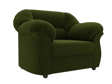 Кресло в гостиную Карнелла, Зеленый (микровельвет) в Элисте