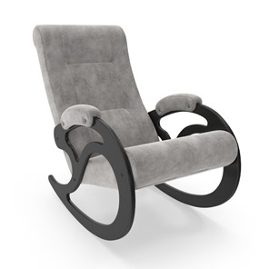 Кресло-качалка Модель 5, Verona 06 Light Grey-велюр в Элисте