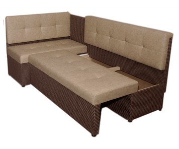 Кухонный угловой диван Нео КМ3 с механизмом 2000х1460 в Элисте - предосмотр 7