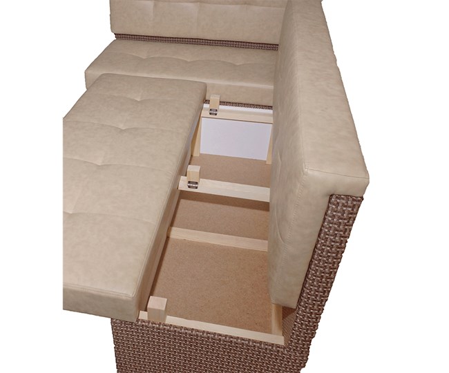 Кухонный угловой диван Нео КМ3 с механизмом 2000х1460 в Элисте - изображение 8