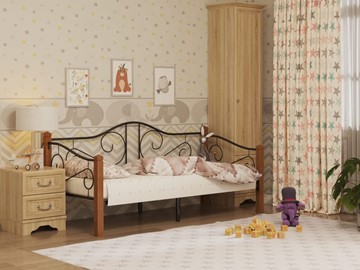 Кровать в детскую Гарда 7, 90х200, черная в Элисте