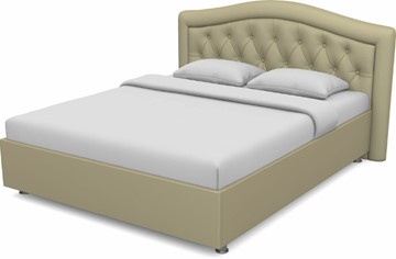 Кровать с подъемным механизмом Луиза 1400 (Nitro Cream) в Элисте