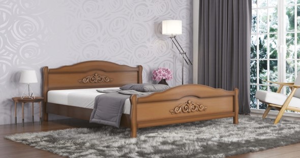 Кровать Анастасия 160*200 с основанием в Элисте - изображение
