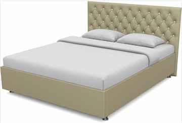 Спальная кровать Флоренция-А 1400 с основанием (Nitro Cream) в Элисте