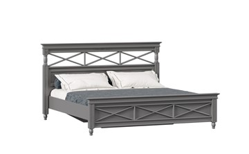 Кровать 1800 Амели с кроватным основанием (Оникс Серый) ЛД 642.820 в Элисте