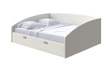 Кровать двуспальная Bono 180х200, Искусственная шерсть (Лама Лён) в Элисте