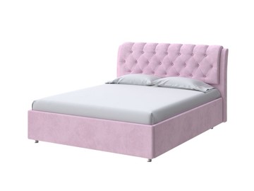 Кровать спальная Chester 180х200, Велюр (Teddy Розовый фламинго) в Элисте