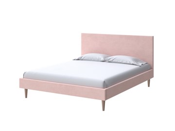 Кровать спальная Claro 160х200, Велюр (Ultra Розовый мусс) в Элисте